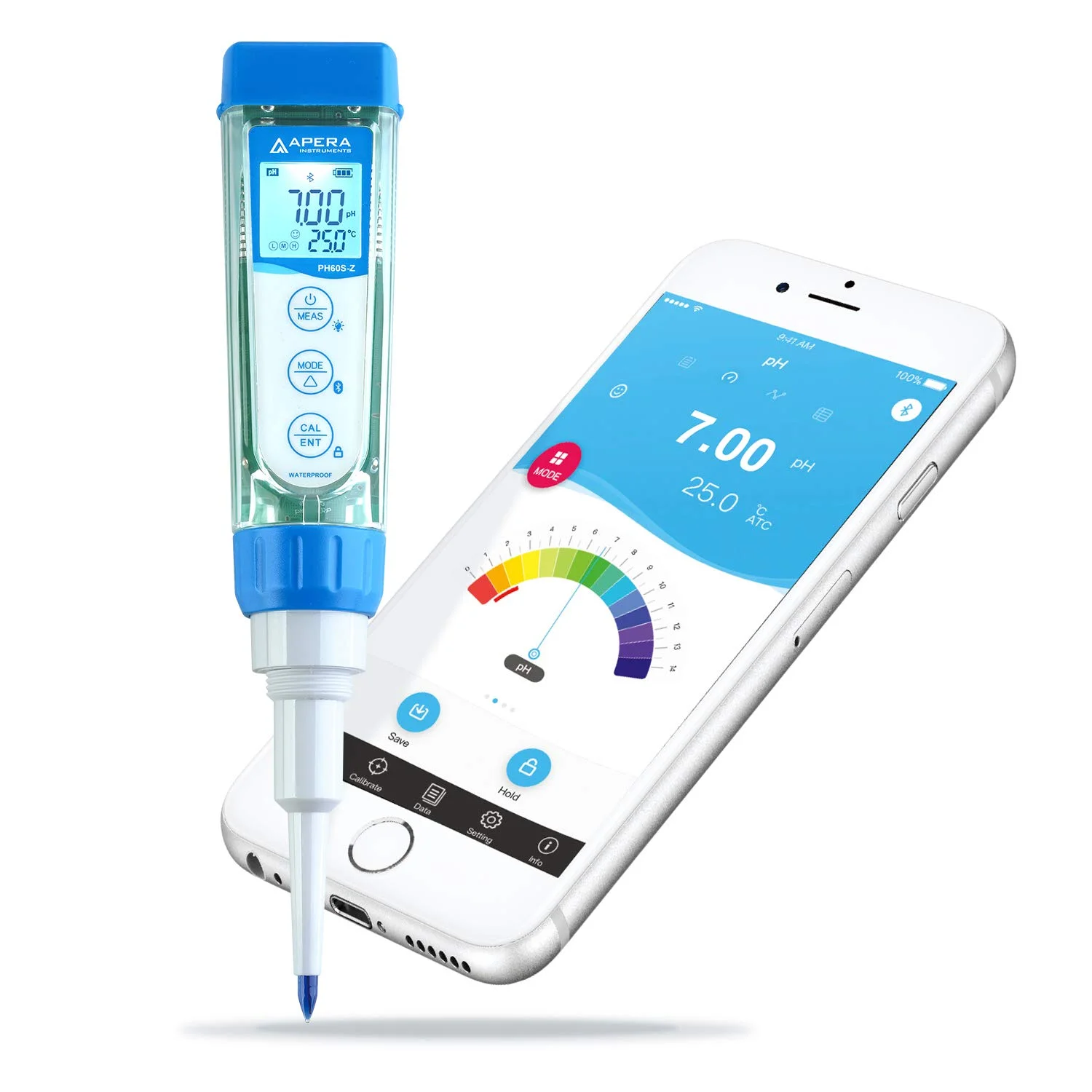 PH60S-Z Smart pH Meter for Solid/Semi-Solid Specimens